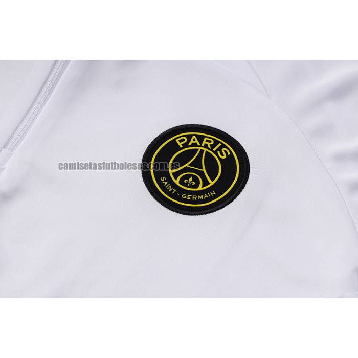 Chandal de Sudadera del Paris Saint-Germain Jordan Nino 2023 2024 Blanco